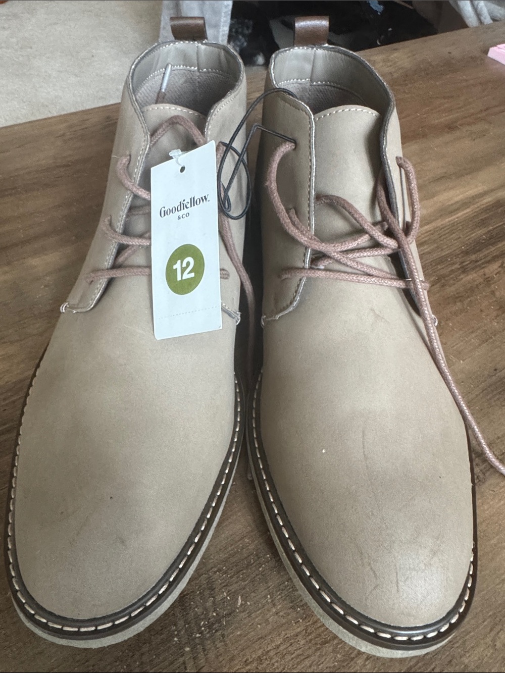 Goodfellow & Co Men’s Tan Chukka Boots - Size 12